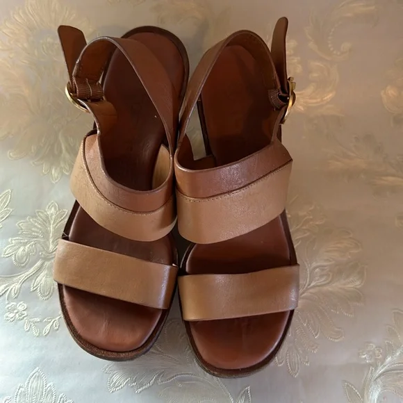 Size 5M TORY BURCH
Leather Slingback Sandals - Picture 9 of 10